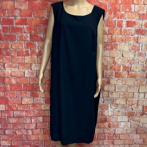 Jessica London Plus Size Black Shift Dress